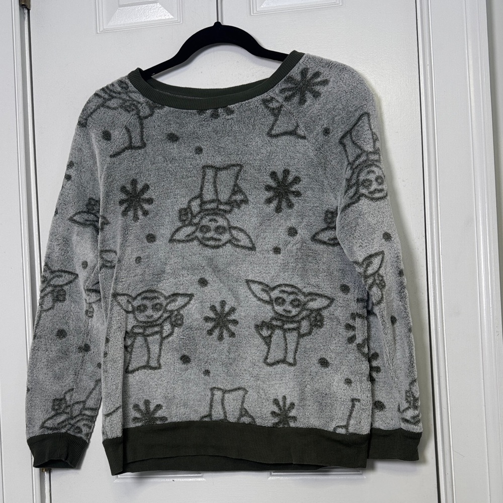 Gray Patterned Men's Sweater